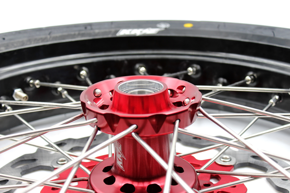 KKE Wheels for Honda CRF250R 04-2013 CRF450R 02-2012 with CST Tires Mounted 3.5*17"/4.25*17 Supermoto Wheels Rims