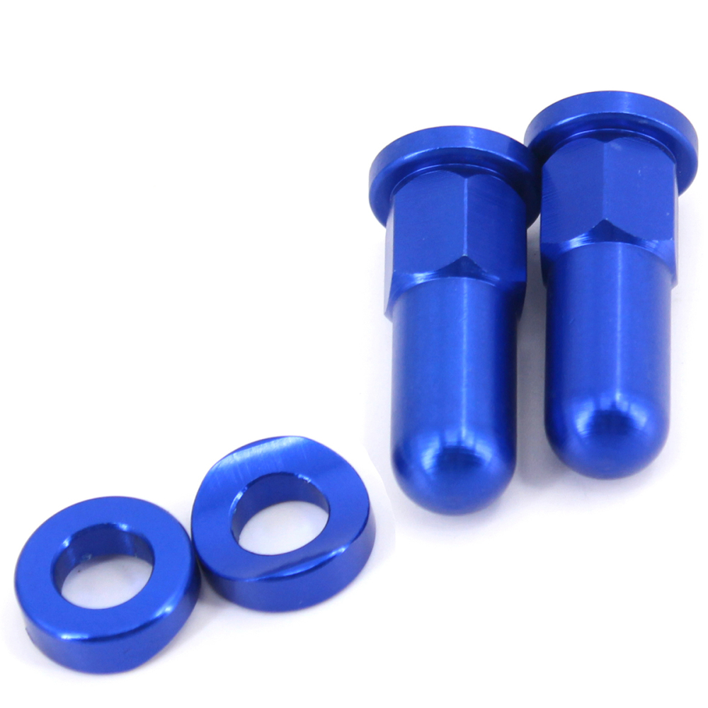 KKE Billet Mx Dirt Bike Rim Lock Cover Nuts Washers for KTM Suzuki Yamaha Honda Kawasaki 125-530CC  Color Options: Silver, Black, Gold, Red, Blue, Green, Orange