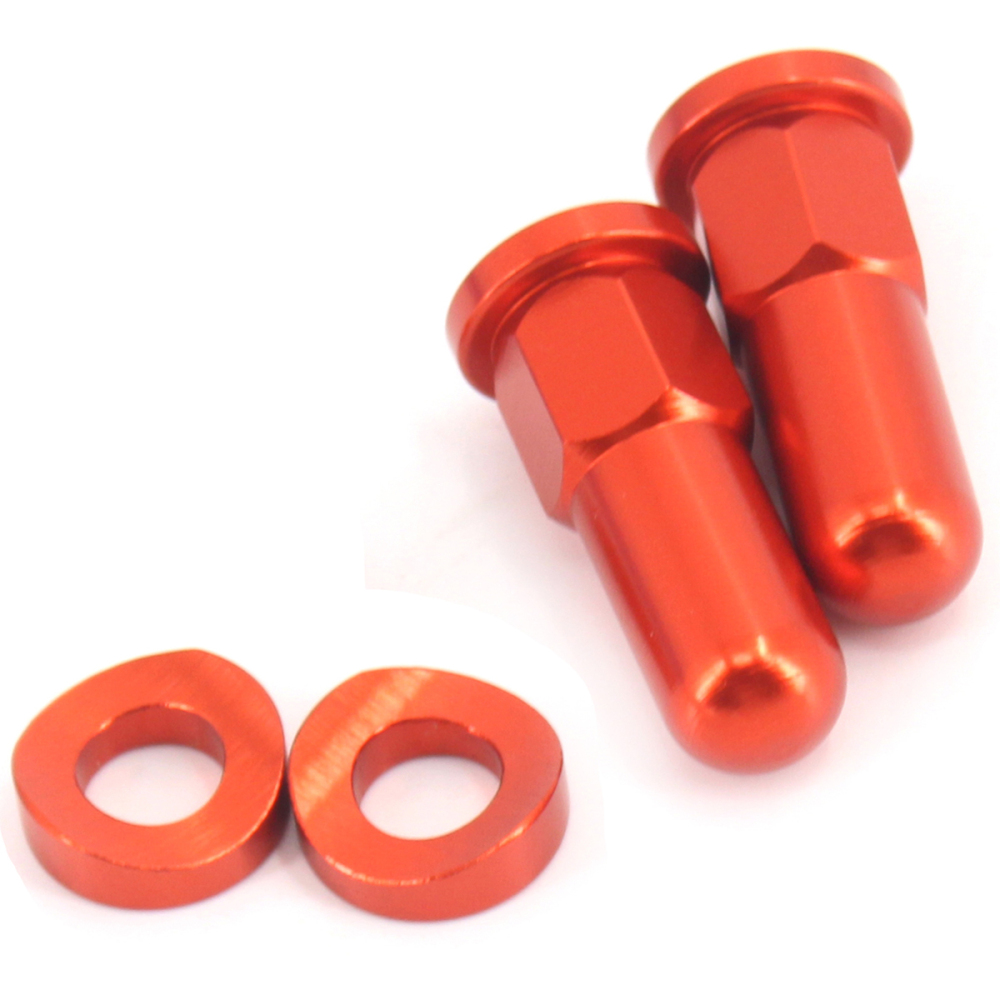 KKE Billet Mx Dirt Bike Rim Lock Cover Nuts Washers for KTM Suzuki Yamaha Honda Kawasaki 125-530CC  Color Options: Silver, Black, Gold, Red, Blue, Green, Orange