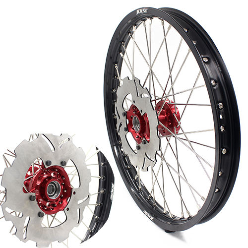KKE 21/18 FIT HONDA XR650R 20002008 ENDURO COMPLETE WHEELS RIMS SET