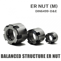 Wholesale ER11M ER16M ER20M ER25M Collet Clamping Nut Collet Chuck M Type With Different Specifications