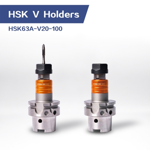 HSK63A 100A V Shank Synchro Tap Holder