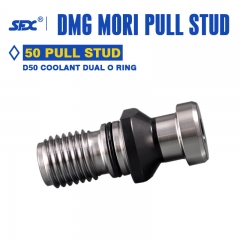 Dual O-ring seal DMG Mori D50 Pull Studs with Coolant Hole