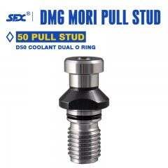 Dual O-ring seal DMG Mori D50 Pull Studs with Coolant Hole