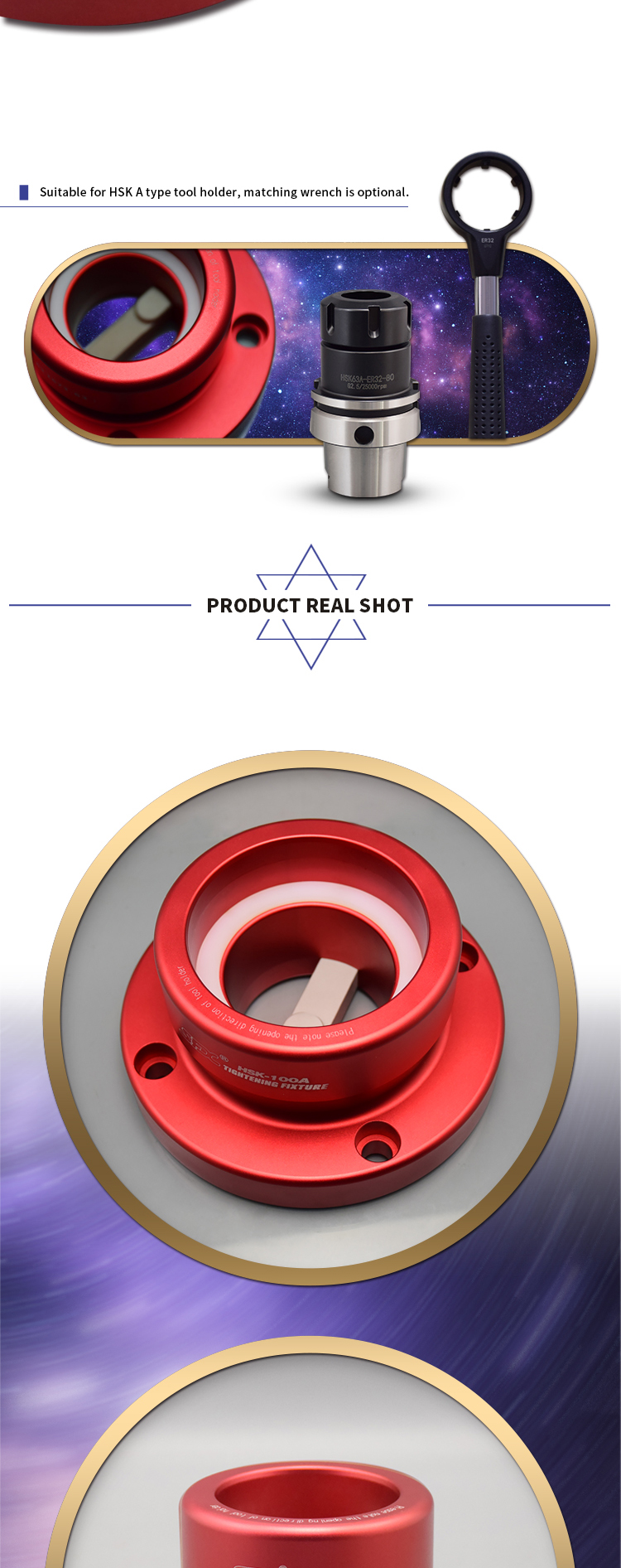 HSK-63A CNC tool holder locking seats supplier 