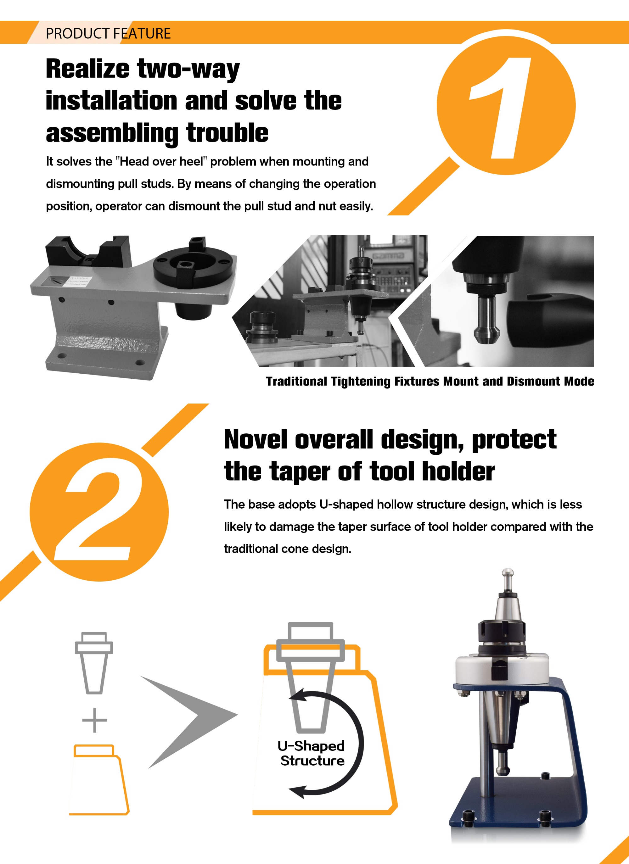 CNC BT30 BT40 Tool Holder Tightening Fixture supplier