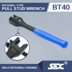 Integral-type BT40 Pull Stud Spanner Wrenches No Slip