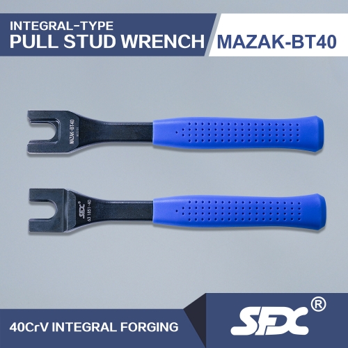 Integral-type Mazak BT40 Pull Stud Spanner