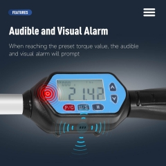 ER25 Collet Nuts Torque Wrenches Digital LCD Display Achieve High Precision Torque