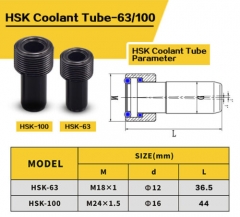 HSK63 Coolant Tube CNC Machine Tool Accessories Manufacturer Supplier