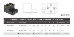 Manufacturer of Precision BMT Dual OD Turrets Tool Blocks For CNC Lathes