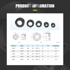 High Precision ER Friction Bearing Nuts ER Clamping Collet Nuts HER16/20/25/32/40 H-XN11/16/20/25/32/40 Manufacturer Wholesale or Retail