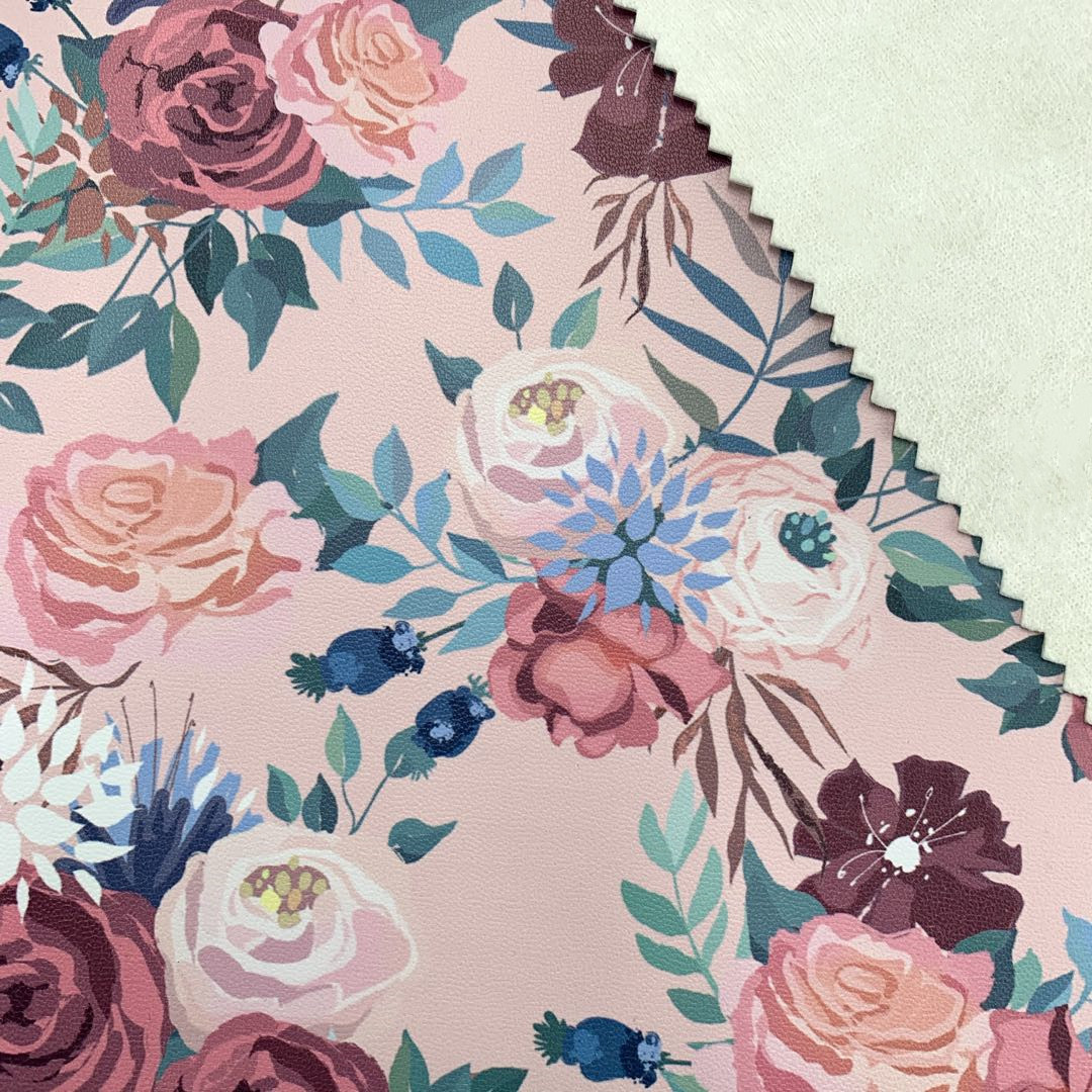 Custom Printed Microfiber Vinyl Fabric Wholesale