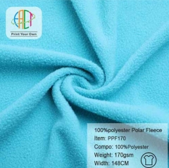 SPF170 Wholesale High Quality 100%Polyester Solid Polar Fleece,170gsm, 160cm