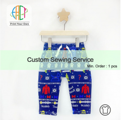 BC006 Custom Sewing Service For Toddler Pant, Kids Pajamas Sleepwear With Your Own Design