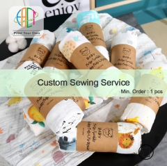 S004 Custom Sewing Service For Swaddle With Your Own Design