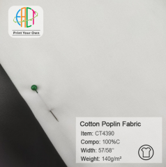 CT4390 Custom Printed Cotton Twill Poplin Fabric 100% Cotton, 140gsm