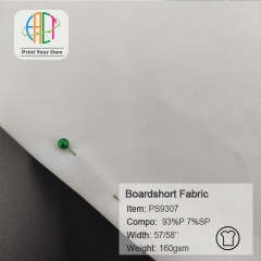 PS9307 Custom Printed Boardshort Fabric 93%P 7%SP 160gsm