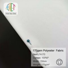 FA170 Custom Printed Polyester Interlock Fabric Without Lamitation 100%P 170gsm