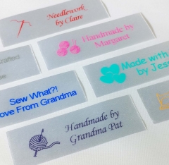 JD001 Custom Printed Main Label for Clothing Sewing Accessories