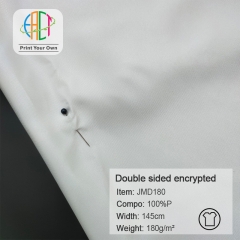 JMD180 Custom Printed Double Sided Encrypted Fabric NO MOQ, 100%P, 180gsm