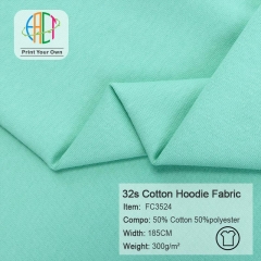 FC3524 32s Semi-combed Cotton Hoodie Fabric