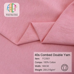 FC3501 40s Combed Double Yarn Fabric