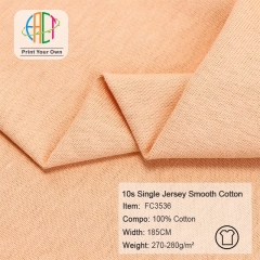 FC3536 10s Semi-combed Smooth Cotton Plain Weave