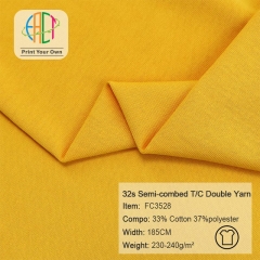 FC3528 32s T/C Double Yarn Semi-combed Fabric