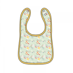 BB005 Custom Made Baby And Toddler Bib With Waterproof Function