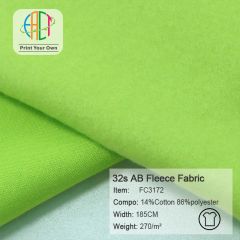 FC3172 32s AB Fleece Fabric 14%Cotton 86%Polyester 270gsm