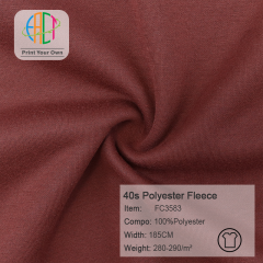 FC3583 40s Polyester Fleece Fabric 100%Polyester 280-290gsm