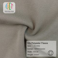 FC3582 32s Polyester Fleece Fabric 100%Polyester 310gsm