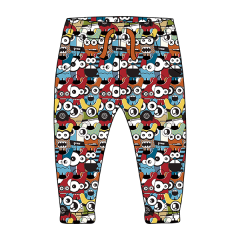 G053 Customized  Printed Cartoon Frawstring Casual Kids Boys' Sweatpants