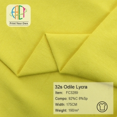 FC3289 32s Semi-combed Odile Lycra Fabric 92%C 8%Sp 190gsm