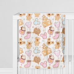 M006 120x120cm Adorable Designs for Your Little One,Cute and Stylish Muslin Baby Swaddle
