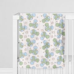 M008 120x120cm Bamboo Cotton Swaddle Baby Swaddle for Newborn, Mario Blanket, Custom Printed-Pre-Order