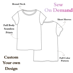 BC003 Custom Made Tee Shirt, Short Sleeves With Bamboo or Cotton Matrial