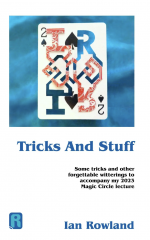 Tricks And Stuff Magic Circle 2023 Lecture Notes by Ian Rowland