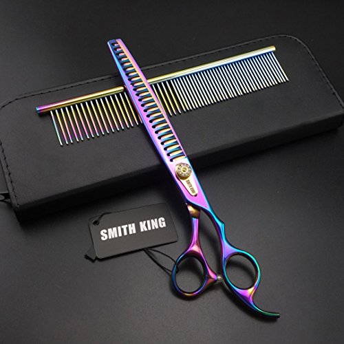 8.0in. Professional Pet Scissors Thinning Scissors Dog Chunkers Dog grooming scissors 23 teeth 440C