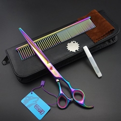 8.0in. Professional Pet Grooming Scissors,straight Scissors,dog Straight Shears,dog Grooming,stainless Steel,a572