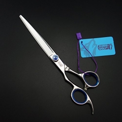 7.0 inches Left-handed Professional Pet Scissors,Straight Scissors,Dog straight shears,Dog grooming scissors