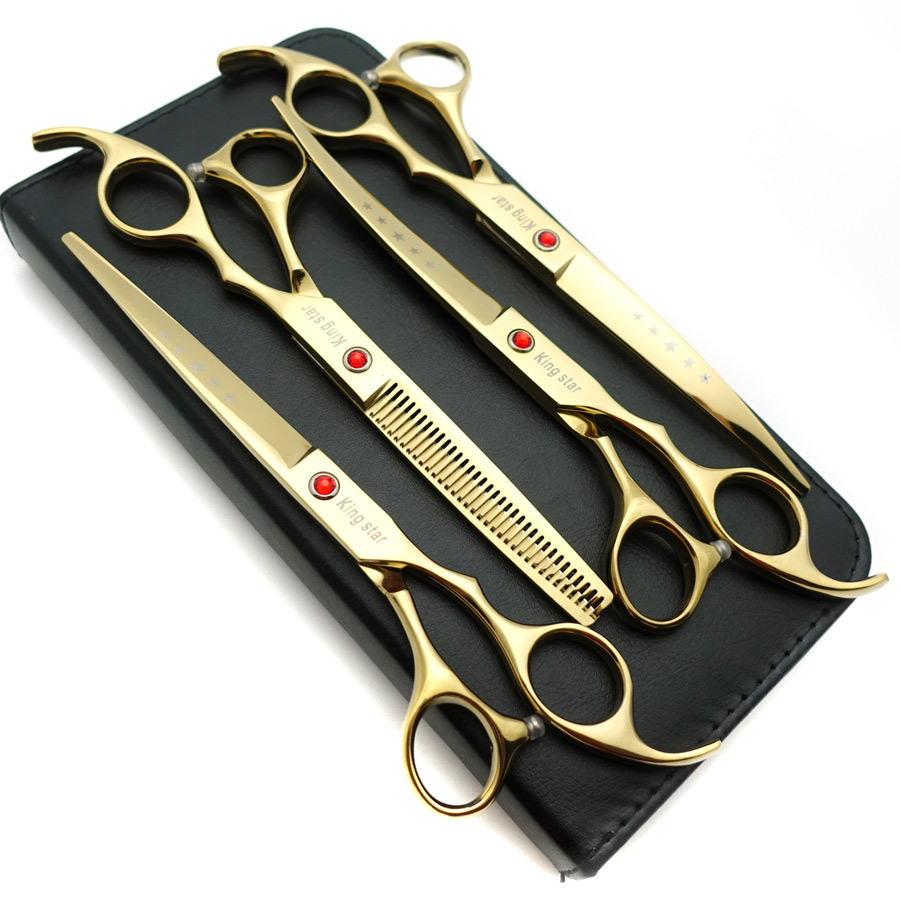 Ножницы грумерские. Набор ножниц для груминга собак. Professional Pet Grooming Scissors. Озон-ножницы. Набор ножниц для груминга собак картинки.