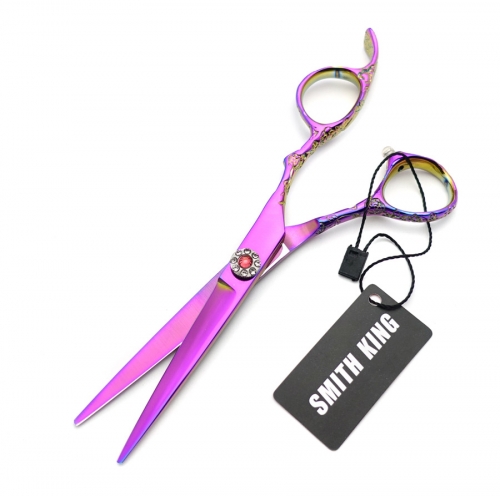 5.5/6.0 inch High quality hairdressing scissors set with rose