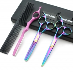 5.5 Inches  Hairdressing Scissors razor comb Set