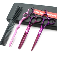 6.0 Inches  Hairdressing Scissors razor comb Set