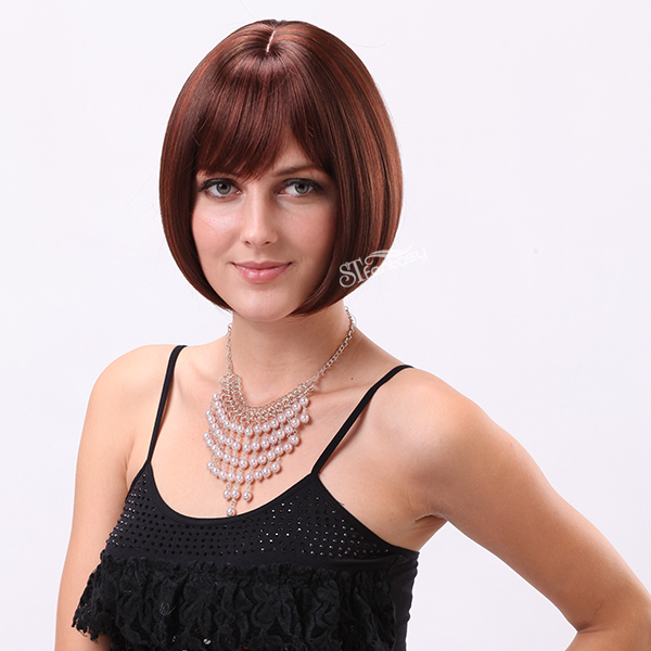 American market hot sale synthetic bob wigs for women