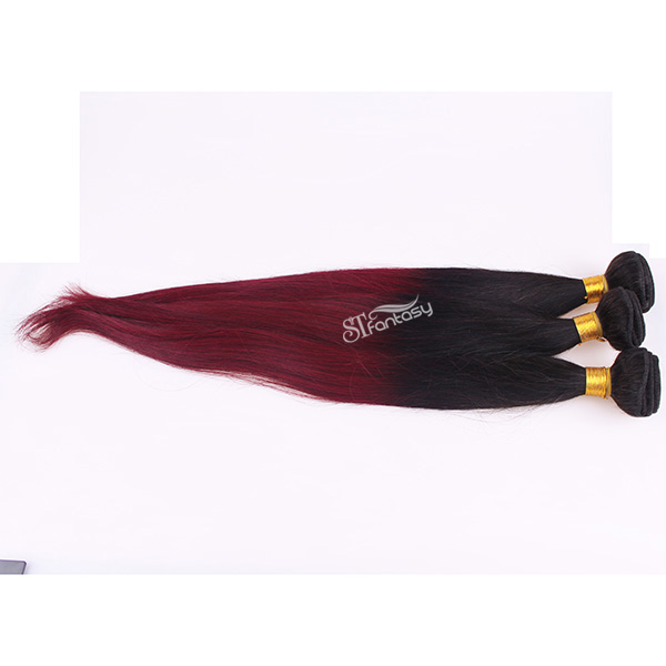 Straight human hair omber hair extension wholesale