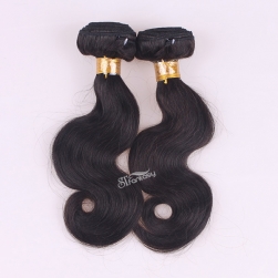 ST wholesale body wave virgin brazillian human hair extension