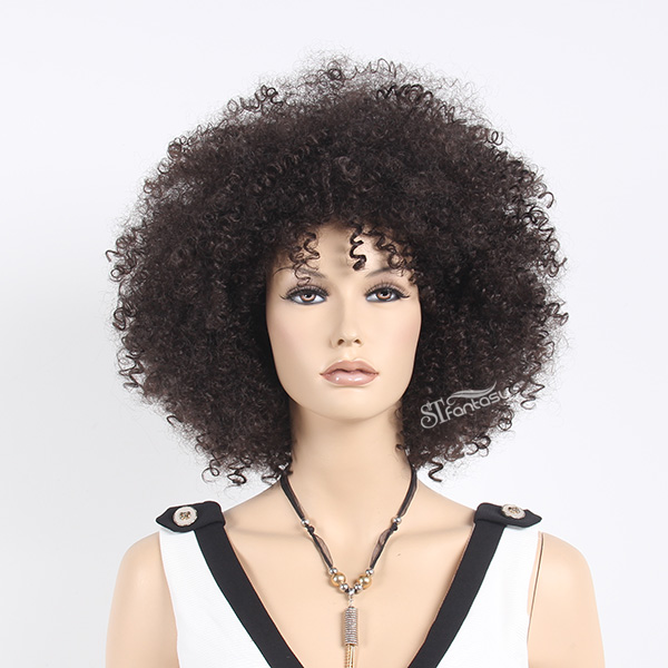 ST wholesale black women short hair styles with synthetic fiber